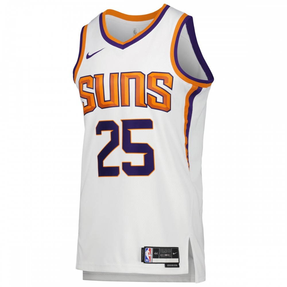 Mikal Bridges Phoenix Suns Unisex 2022/23 Swingman Jersey - Icon Edition - White-Pro Kit Vault | Brand New 26/27 Sports Jerseys